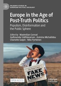 Cover: Europe in the Age of Post-Truth Politics - Palgrave Macmillan