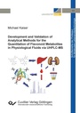 Cover: Development and Validation of Analytical Methods for the Quantitation of Flavonoid Metabolites in Physiological Fluids via UHPLC-MS - Cuvillier Verlag