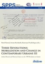Cover: Three Revolutions: Mobilization and Change in Contemprary Ukraine III - ibidem