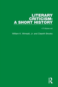 Abbildung von: Literary Criticism - Routledge