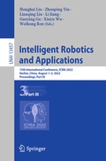 Cover: Intelligent Robotics and Applications - Springer