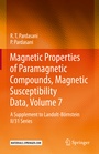 Cover: Magnetic Properties of Paramagnetic Compounds, Magnetic Susceptibility Data, Volume 7 - Springer