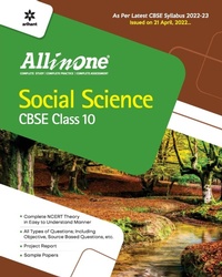 Abbildung von: Cbse All in One Social Science Class 10 2022-23 Edition (as Per Latest Cbse Syllabus Issued on 21 April 2022) - Arihant Publications India Limited