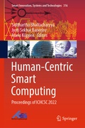 Cover: Human-Centric Smart Computing - Springer