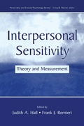 Cover: Interpersonal Sensitivity - Psychology Press Ltd