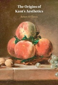 Cover: The Origins of Kant's Aesthetics - Cambridge University Press