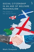 Cover: Social Citizenship in an Age of Welfare Regionalism - Hart Publishing