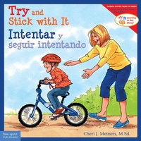 Enlarge image Cover: Try and Stick with It / Intentar y seguir intentando - Free Spirit Publishing Inc.,U.S.