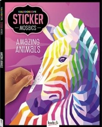 Enlarge image Cover: Kaleidoscope Sticker Mosaics Amazing Animals - Bookoli Limited