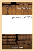Cover: Epaisseurs - Hachette Livre Bnf