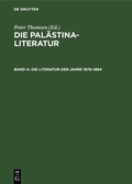 Cover: Die Literatur der Jahre 1878-1894 - De Gruyter