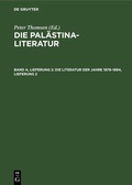Cover: Die Literatur der Jahre 1878-1894, Lieferung 2 - De Gruyter