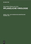 Cover: Die Virosen des europ&auml;ischen Raumes, Teil 1 - De Gruyter