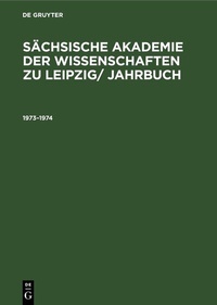 Abbildung von: 1973-1974 - De Gruyter