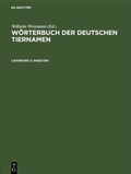 Cover: Insekten, Lieferung 5 - De Gruyter