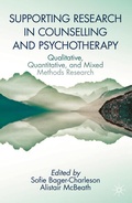 Cover: Supporting Research in Counselling and Psychotherapy - Palgrave Macmillan
