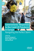 Cover: Governments' Responses to the Covid-19 Pandemic in Europe - Palgrave Macmillan