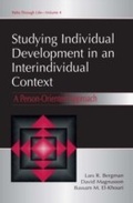 Cover: Studying individual Development in An interindividual Context - Psychology Press Ltd