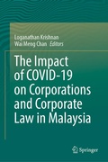 Cover: The Impact of COVID-19 on Corporations and Corporate Law in Malaysia - Springer