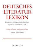 Cover: Deutsches Literatur-Lexikon / Namen - De Gruyter