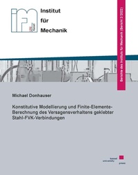 Abbildung von: Konstitutive Modellierung und Finite-Elemente-Berechnung des Versagensverhaltens geklebter Stahl-FVK-Verbindungen - Kassel University Press