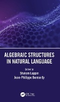 Cover: Algebraic Structures in Natural Language - CRC Press