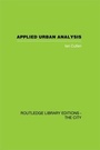 Cover: Applied Urban Analysis - Routledge