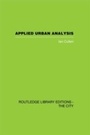 Cover: Applied Urban Analysis - Routledge