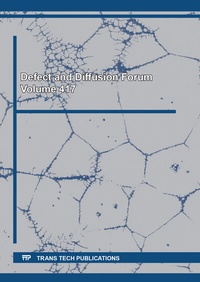Enlarge image Cover: Defect and Diffusion Forum Vol. 417 - Trans Tech Publications Ltd