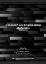 Cover: Research on Engineering Materials - Trans Tech Publications Ltd