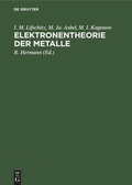 Cover: Elektronentheorie der Metalle - De Gruyter