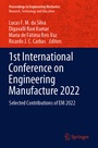Cover: 1st International Conference on Engineering Manufacture 2022 - Springer