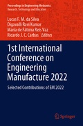 Cover: 1st International Conference on Engineering Manufacture 2022 - Springer