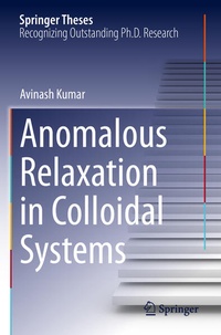 Enlarge image Cover: Anomalous Relaxation in Colloidal Systems - Springer
