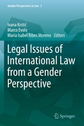 Cover: Legal Issues of International Law from a Gender Perspective - Springer