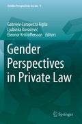 Cover: Gender Perspectives in Private Law - Springer