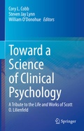 Cover: Toward a Science of Clinical Psychology - Springer