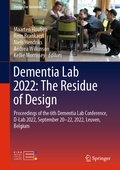 Cover: Dementia Lab 2022: The Residue of Design - Springer