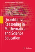 Cover: Quantitative Reasoning in Mathematics and Science Education - Springer