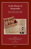 Cover: In the House of Heqanakht - Brill