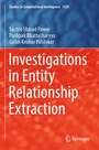 Cover: Investigations in Entity Relationship Extraction - Springer