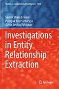 Cover: Investigations in Entity Relationship Extraction - Springer