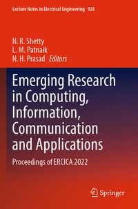 Enlarge image Cover: Emerging Research in Computing, Information, Communication and Applications - Springer