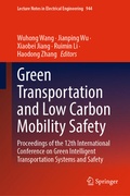 Cover: Green Transportation and Low Carbon Mobility Safety - Springer