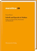 Cover: Schrift und Sprache in Nubien - Harrassowitz Verlag