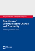 Cover: Questions of Communicative Change and Continuity - Nomos