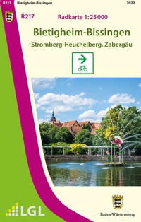 Abbildung von: R217 Radkarte 1:25 000 Bietigheim-Bissingen - Landesamt für Geoinformation und Landentwicklung Baden-Württemberg (LGL)
