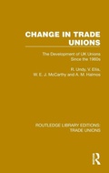 Cover: Change in Trade Unions - Routledge