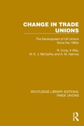 Cover: Change in Trade Unions - Routledge