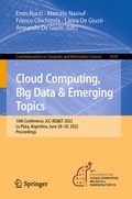 Cover: Cloud Computing, Big Data & Emerging Topics - Springer